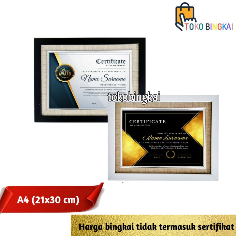 Detail Frame Bingkai Sertifikat Nomer 30