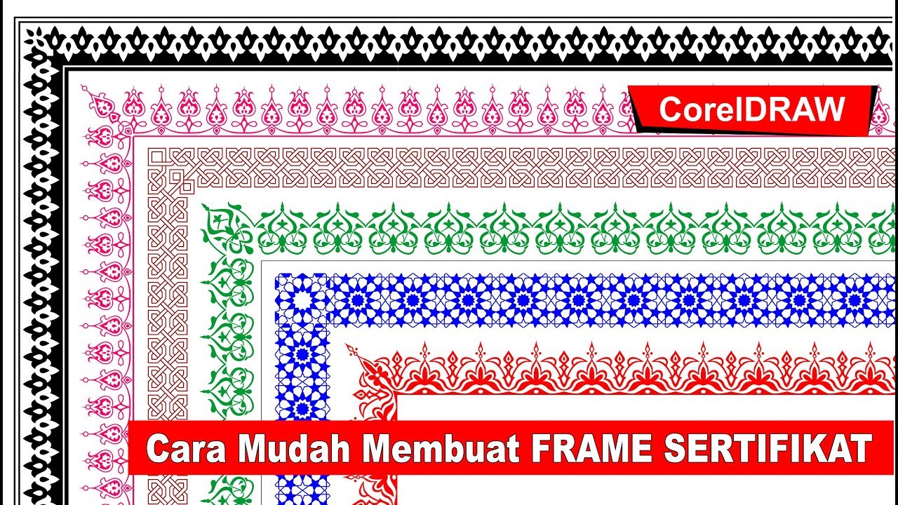 Detail Frame Bingkai Sertifikat Nomer 37