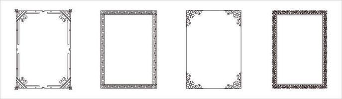 Detail Frame Border Vector Free Download Nomer 2