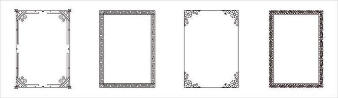 Detail Frame Border Vector Free Download Nomer 2