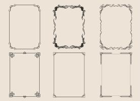 Detail Frame Border Vector Free Download Nomer 11