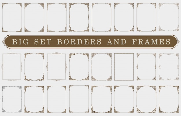 Detail Frame Border Vector Free Download Nomer 6