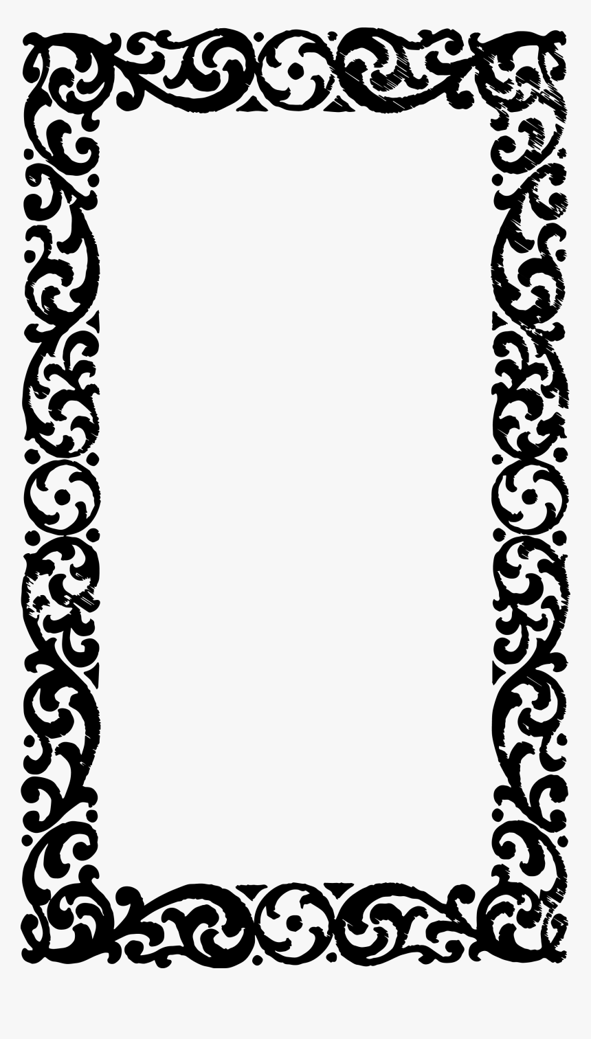Detail Frame Border Vector Png Nomer 2