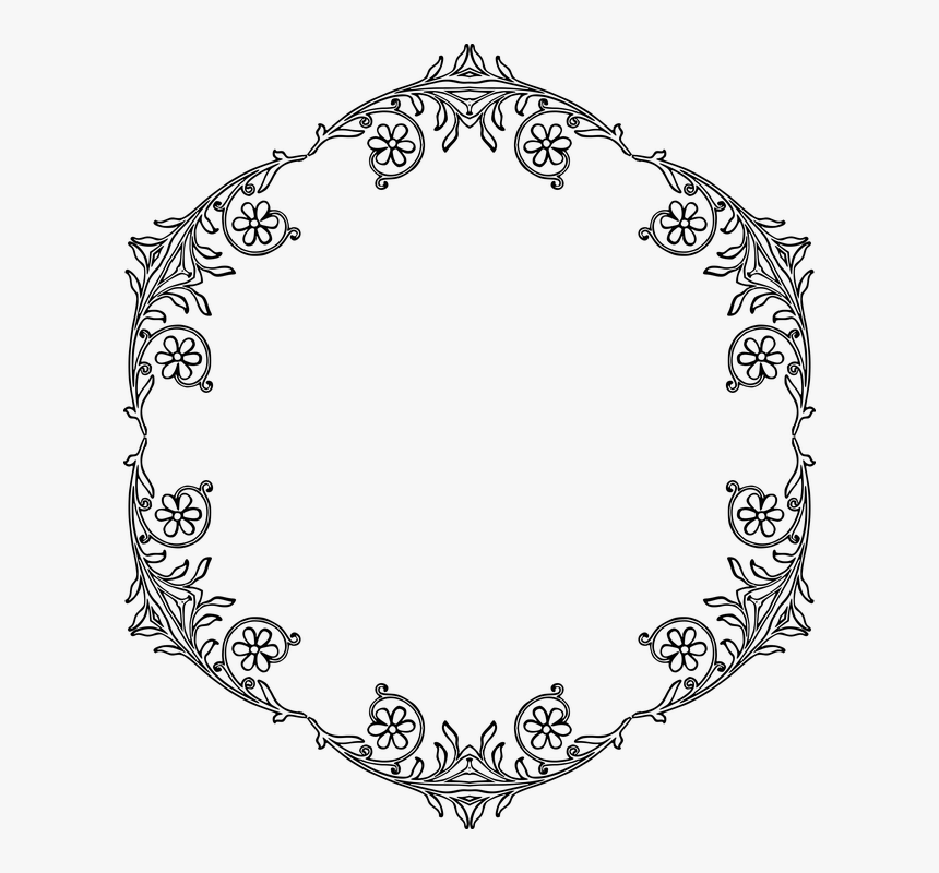 Detail Frame Border Vector Png Nomer 25