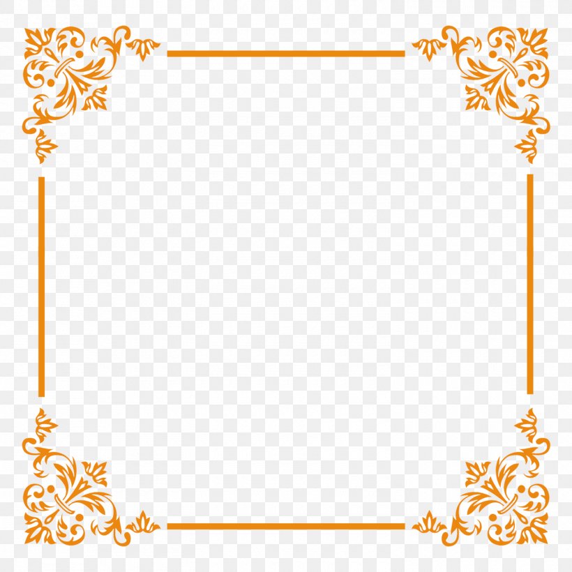 Detail Frame Border Vector Png Nomer 28