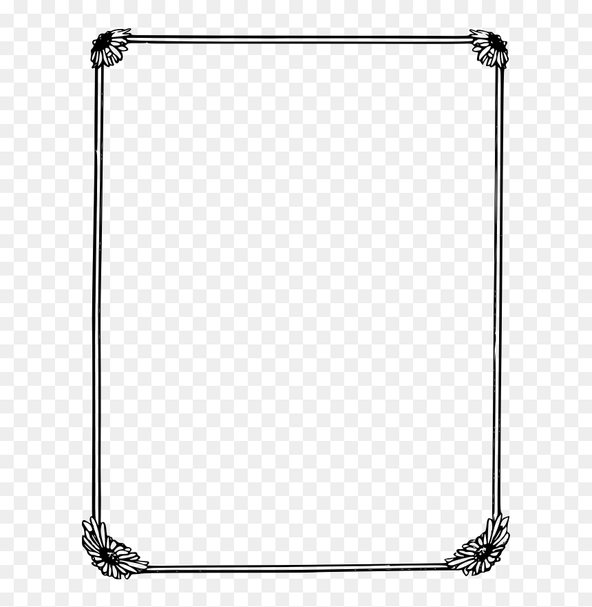 Detail Frame Border Vector Png Nomer 37