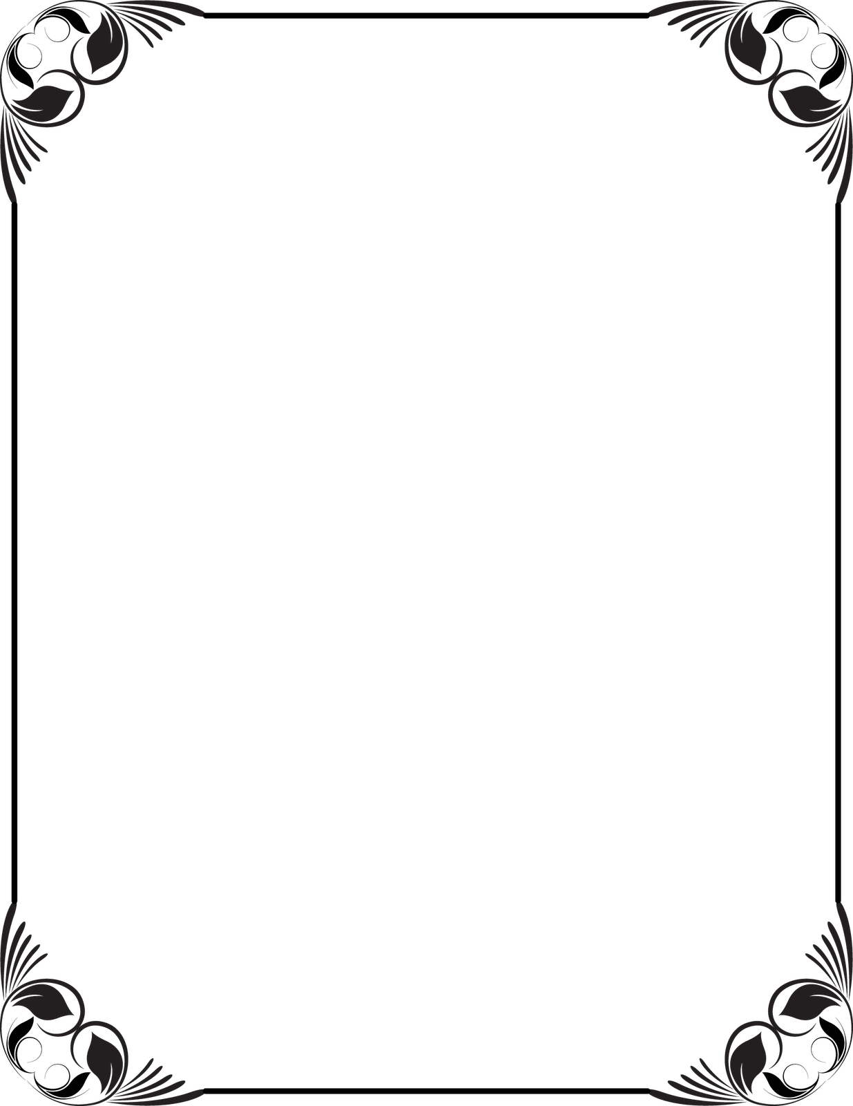 Detail Frame Border Vector Png Nomer 39