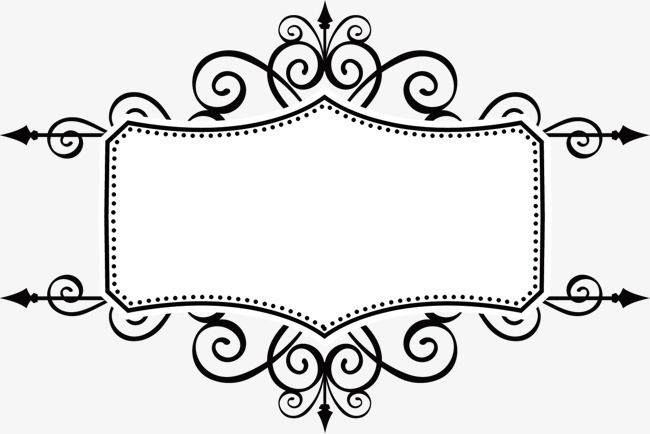 Detail Frame Border Vector Png Nomer 46