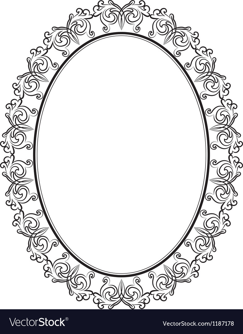 Detail Frame Bulat Vector Nomer 2