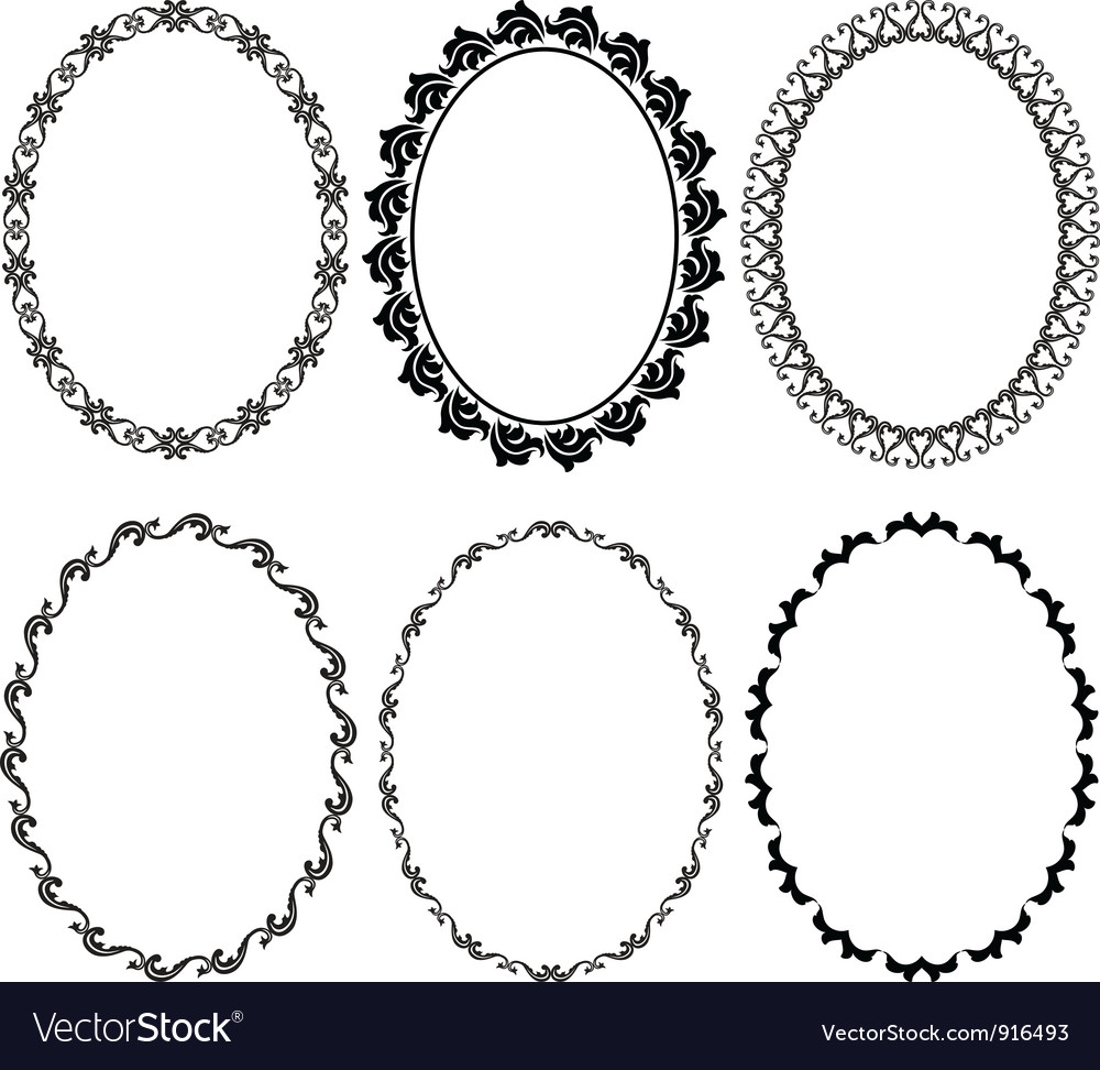 Detail Frame Bulat Vector Nomer 11