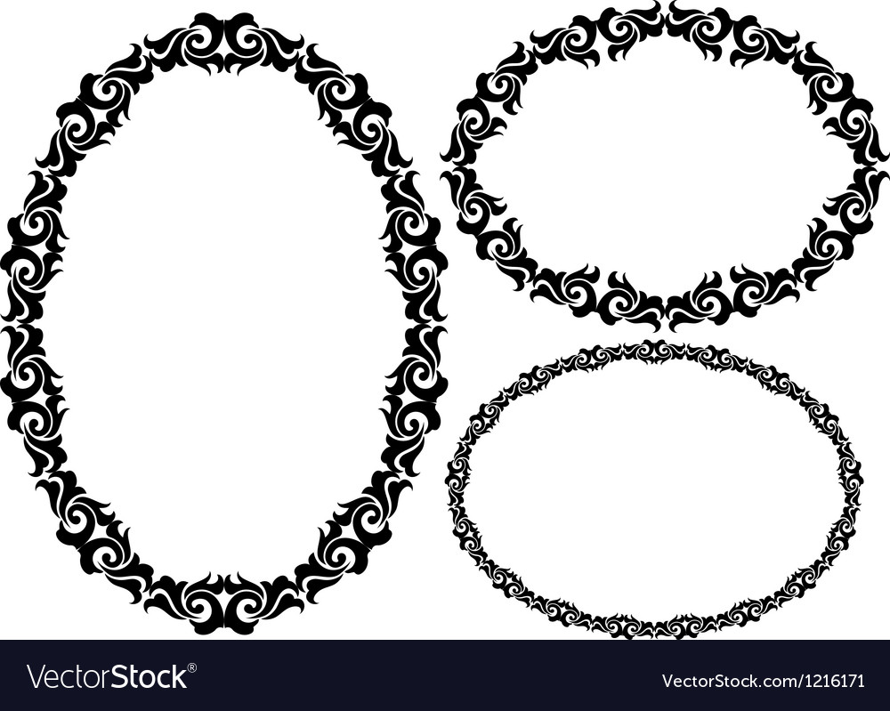 Detail Frame Bulat Vector Nomer 5