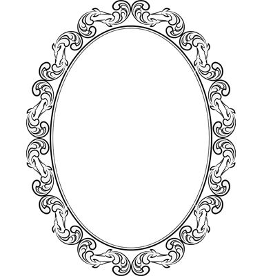 Detail Frame Bulat Vector Nomer 10