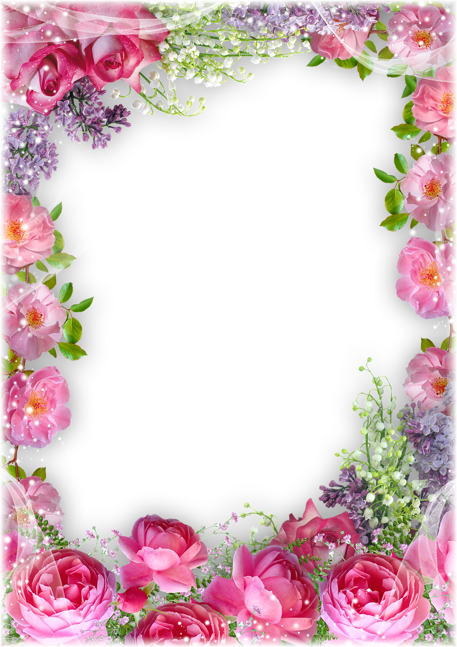 Detail Frame Bunga Mawar Nomer 5