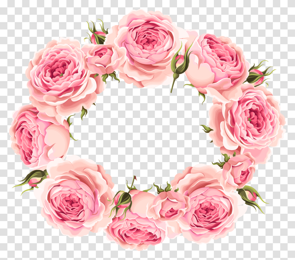 Detail Frame Bunga Mawar Pink Nomer 27