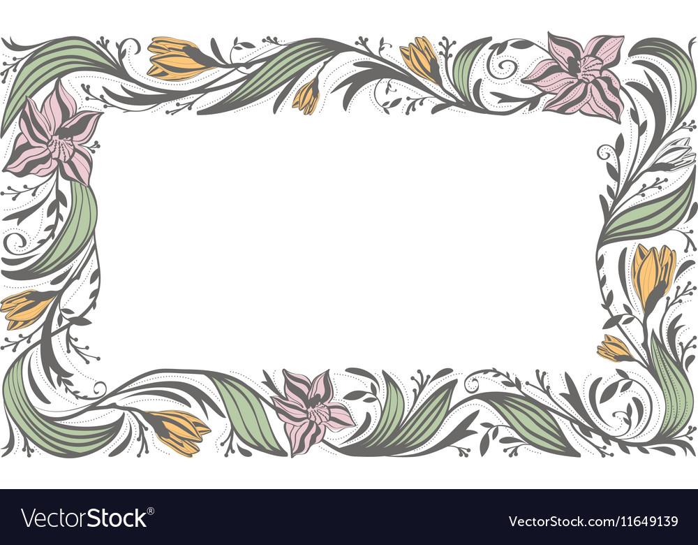 Detail Frame Bunga Vector Nomer 45