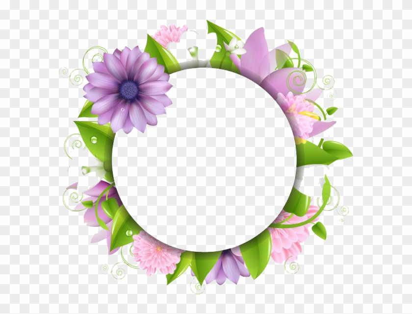 Detail Frame Floral Vector Png Nomer 38