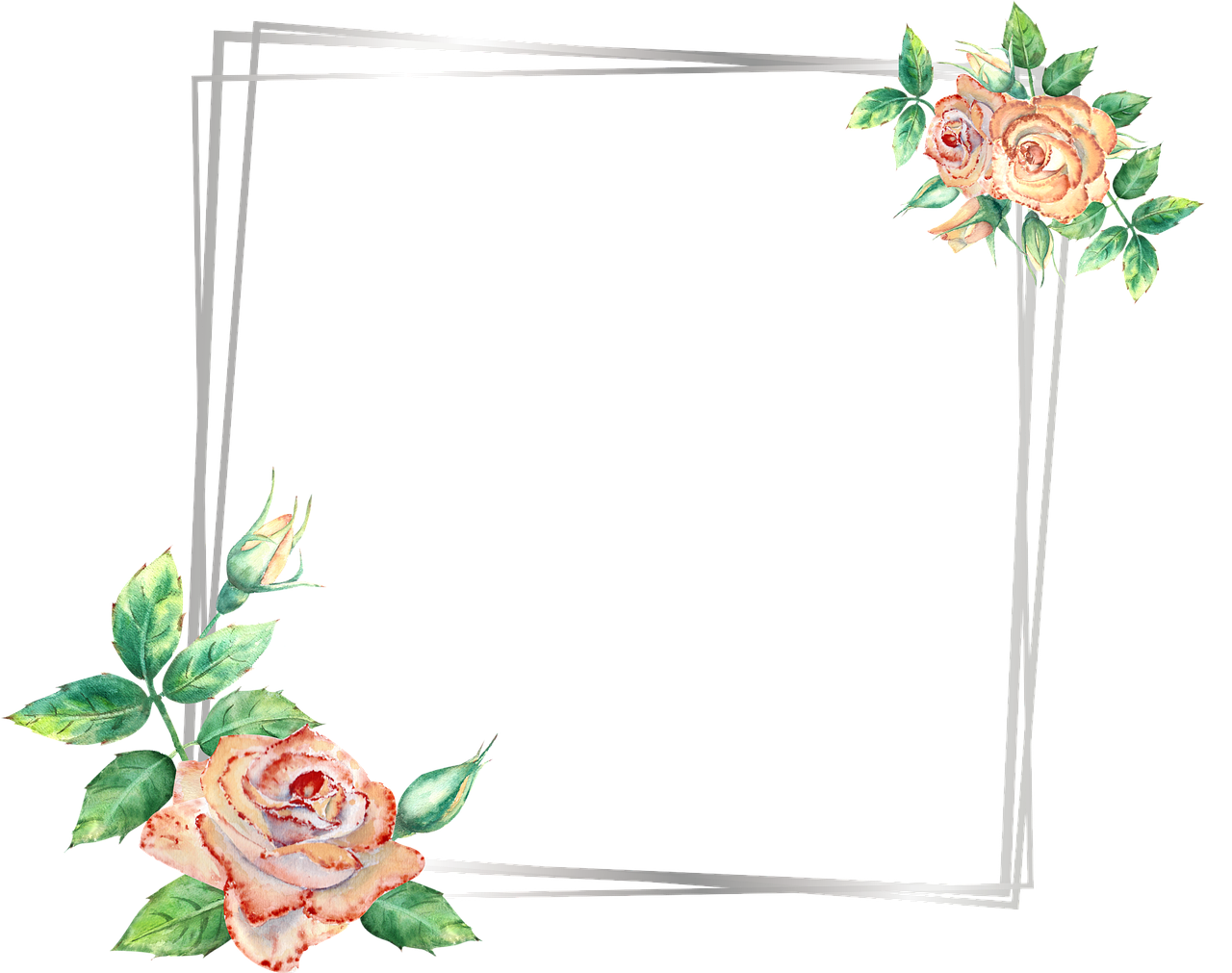 Detail Frame Flower Design Nomer 17