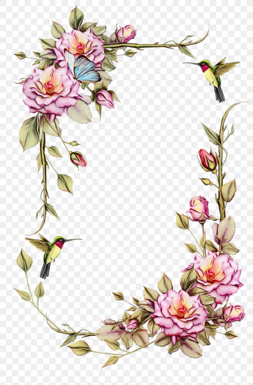 Detail Frame Flower Design Nomer 25