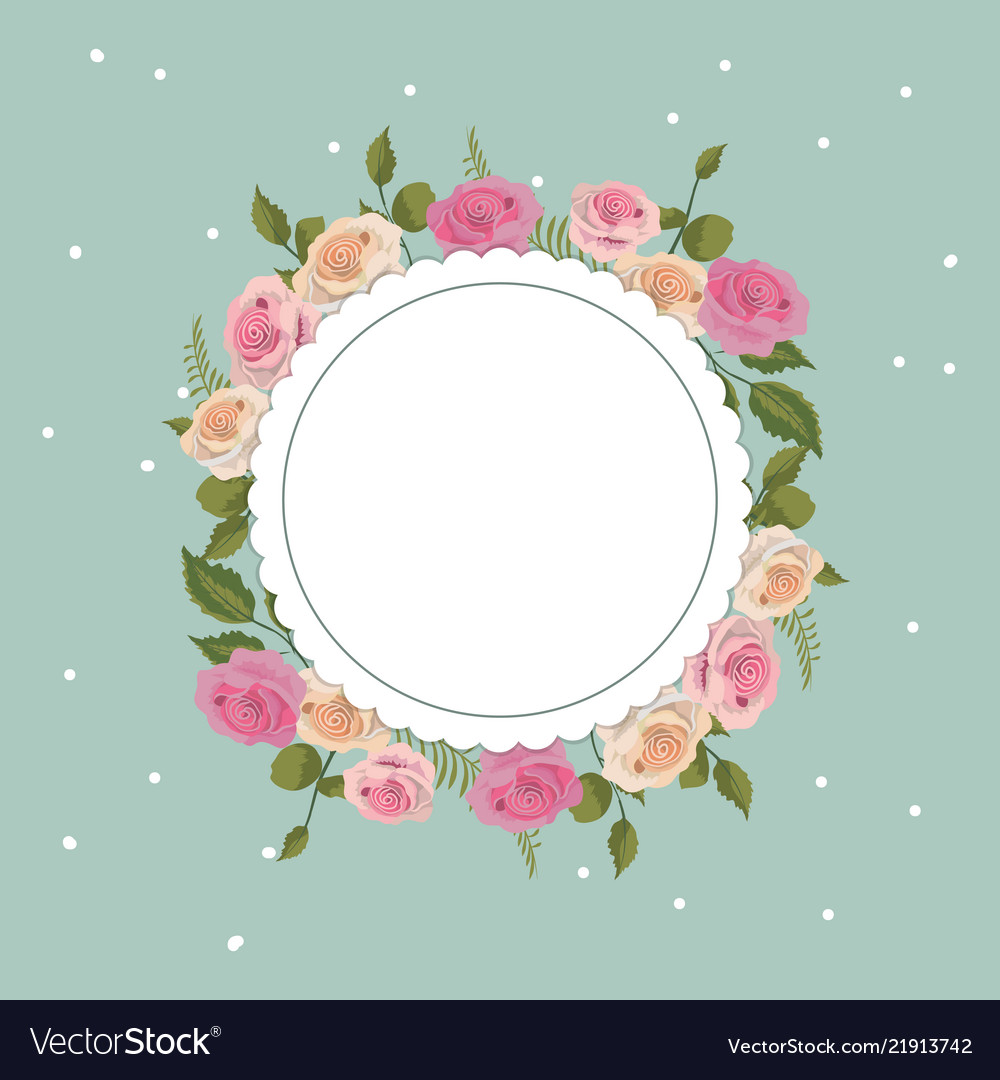 Detail Frame Flower Vector Nomer 28