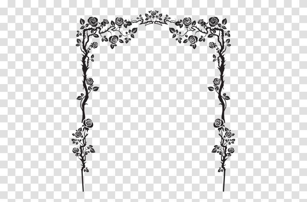 Detail Frame Flower Vector Nomer 54