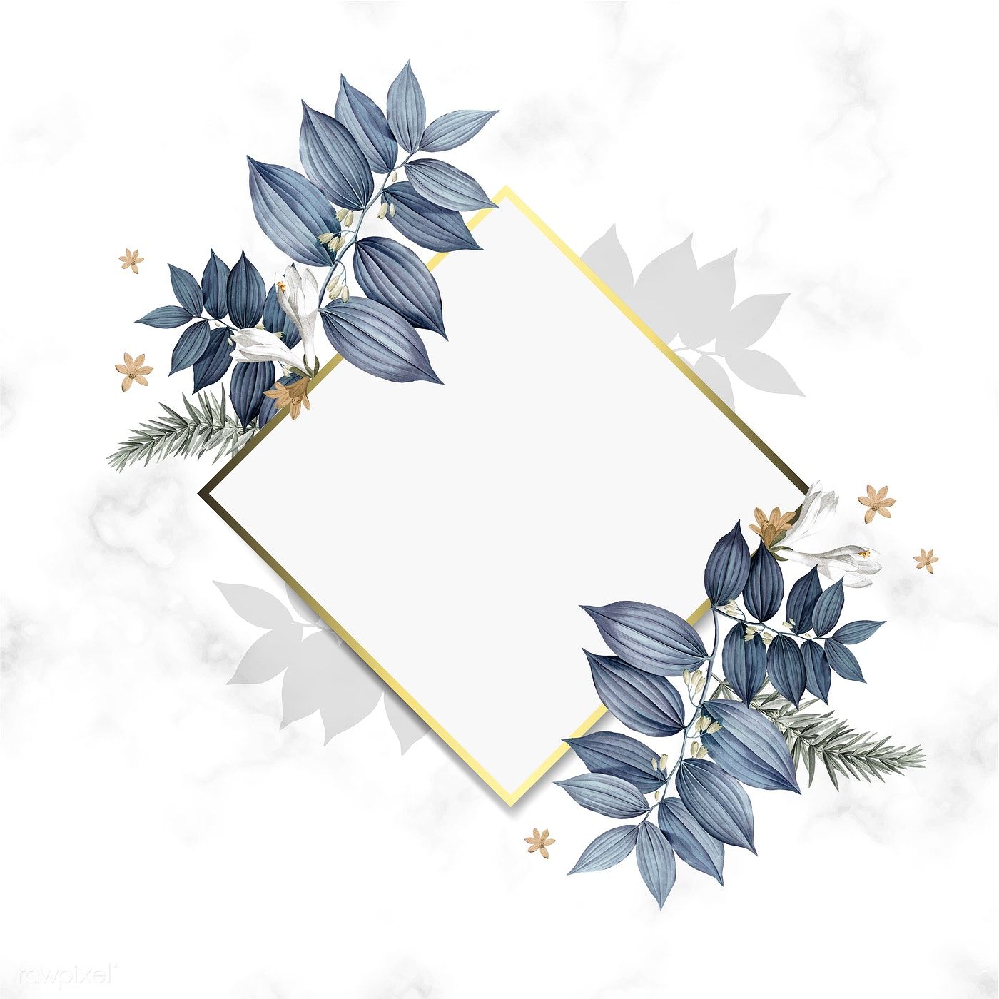 Detail Frame Flower Vector Nomer 7