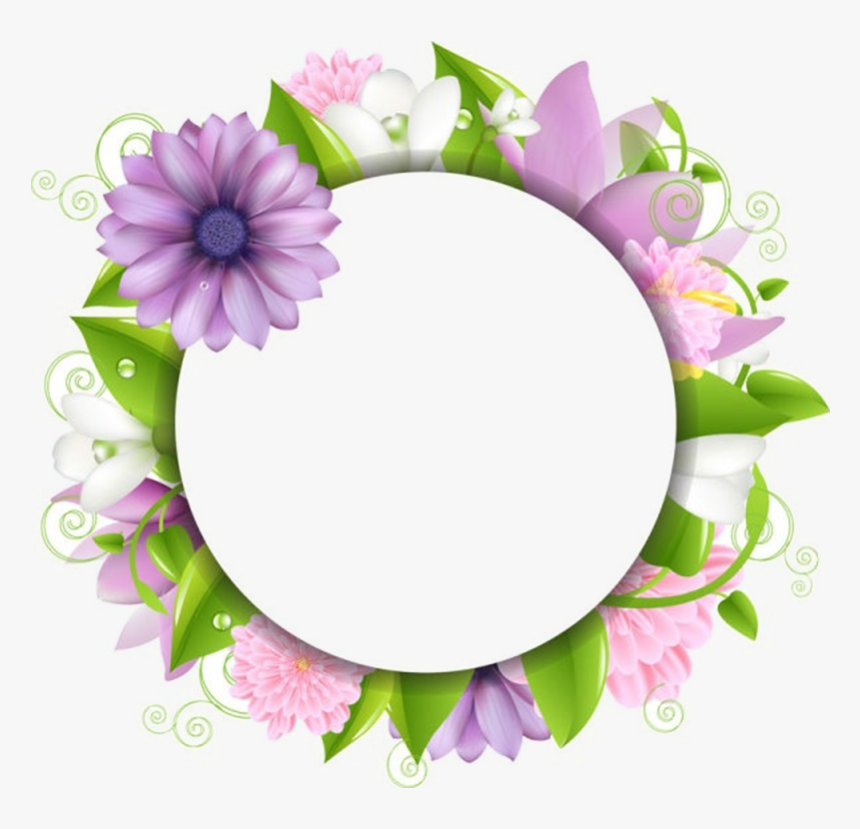 Detail Frame Flower Vector Png Nomer 40