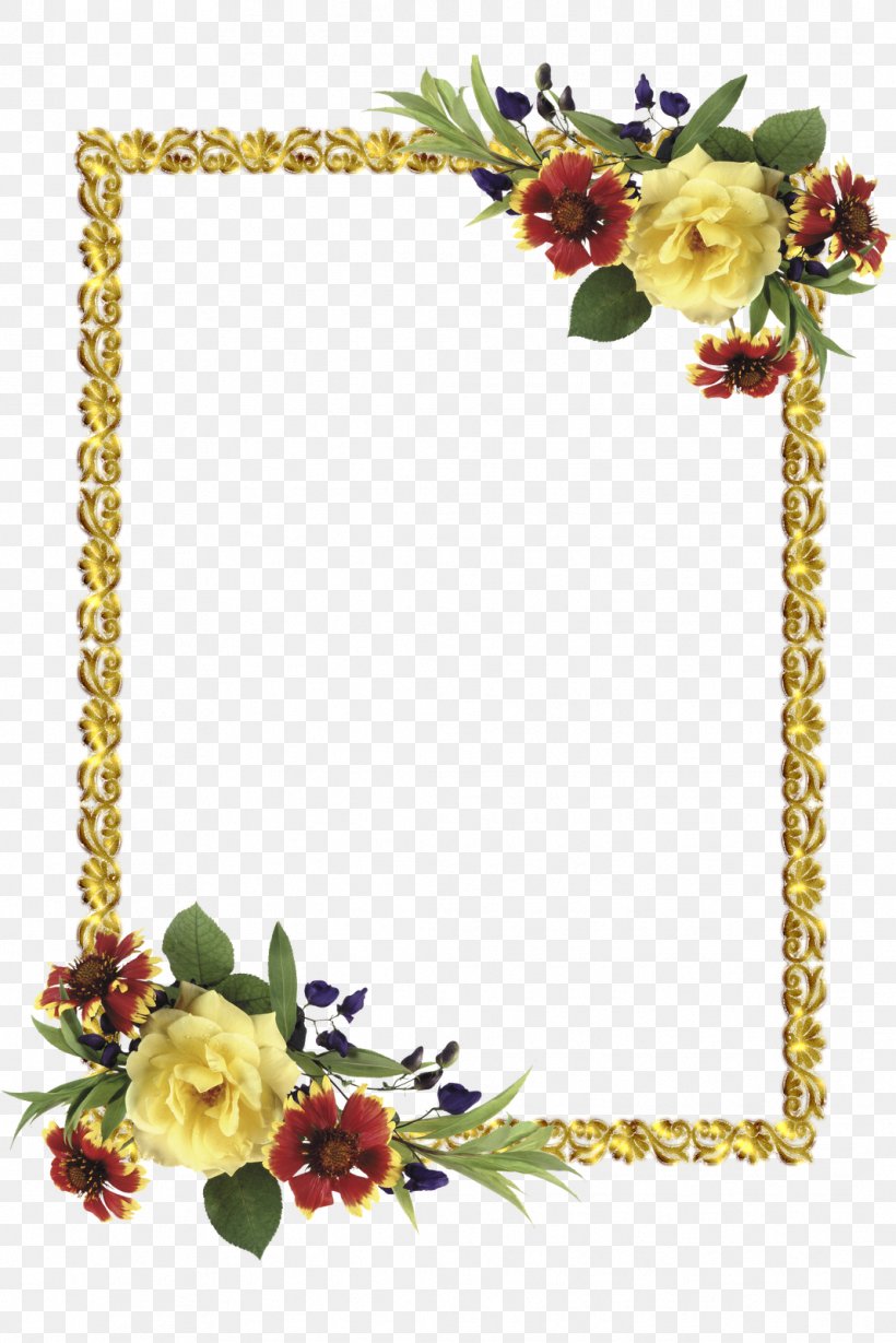 Detail Frame Flowers Png Nomer 27