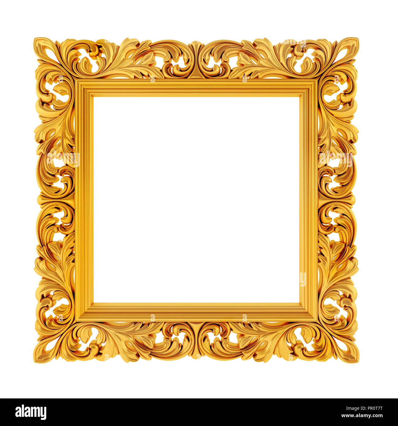 Detail Frame Gold Nomer 19