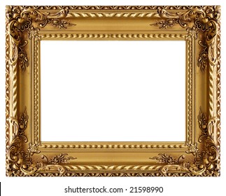 Detail Frame Gold Nomer 24
