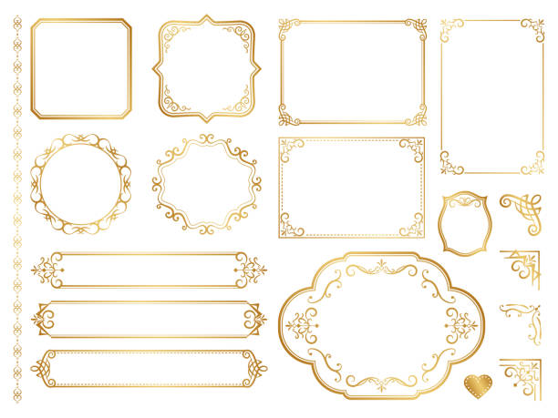 Detail Frame Gold Nomer 41