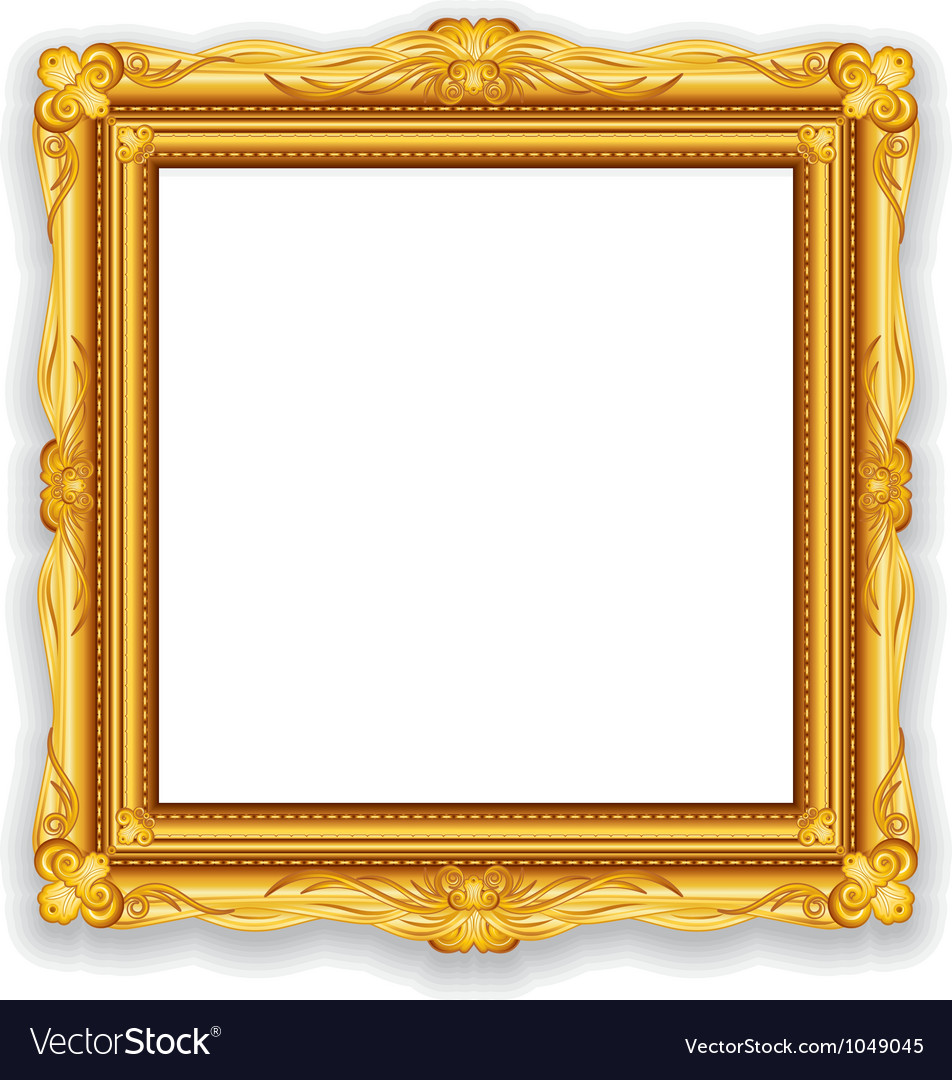 Detail Frame Gold Nomer 9