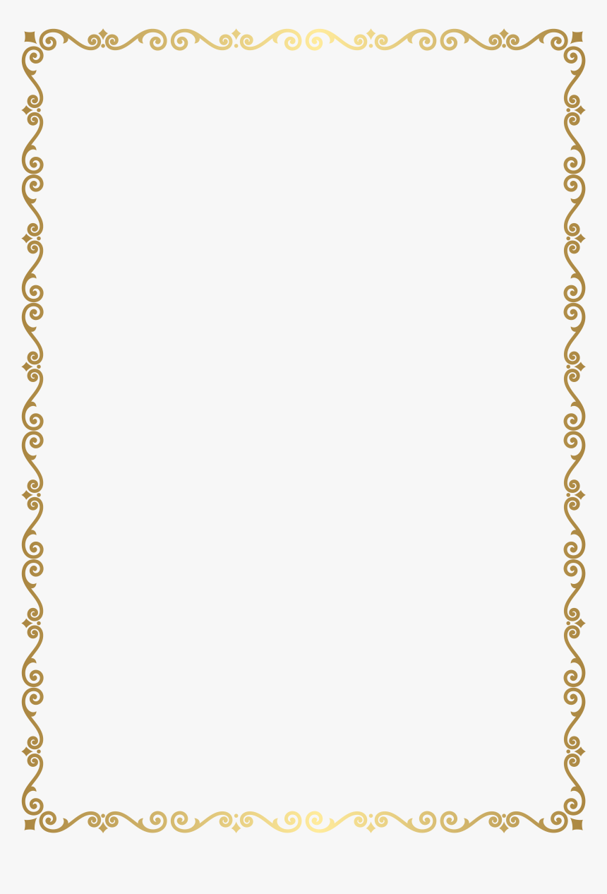 Detail Frame Gold Border Png Nomer 2