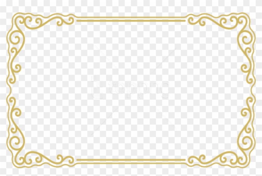 Detail Frame Gold Border Png Nomer 16