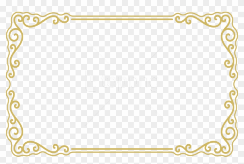 Detail Frame Gold Border Png Nomer 16