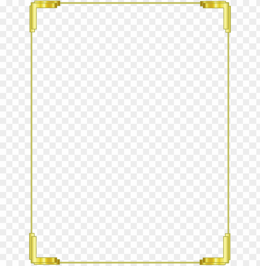 Detail Frame Gold Border Png Nomer 23