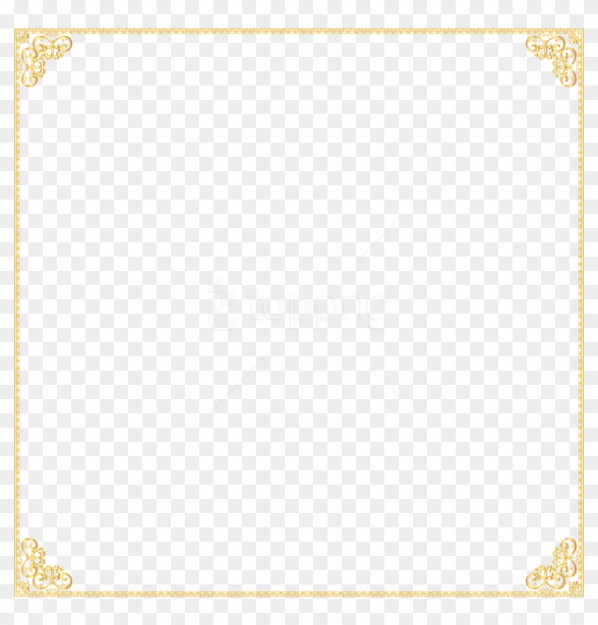 Detail Frame Gold Border Png Nomer 24