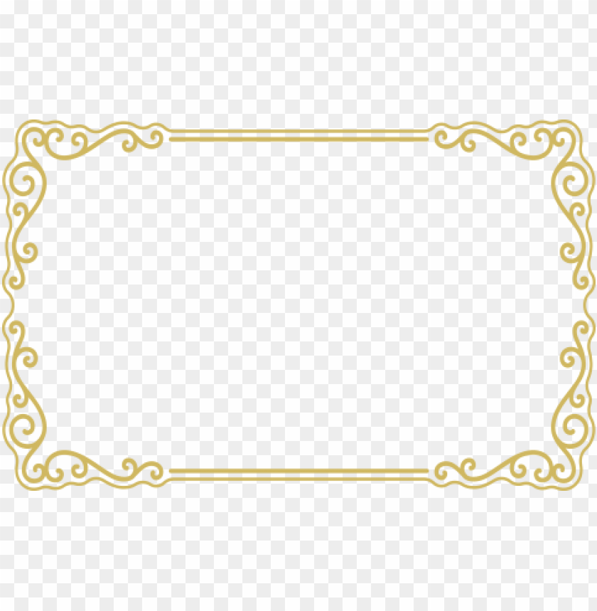 Detail Frame Gold Border Png Nomer 28