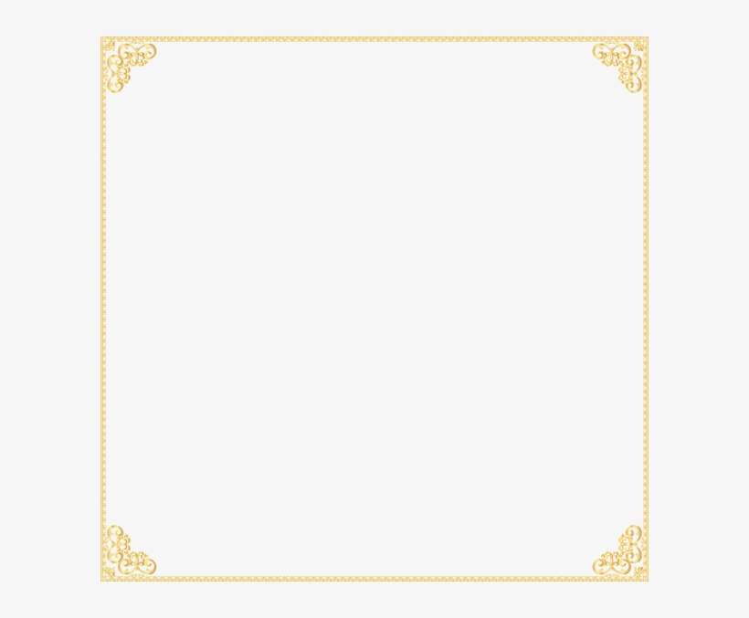 Detail Frame Gold Border Png Nomer 36