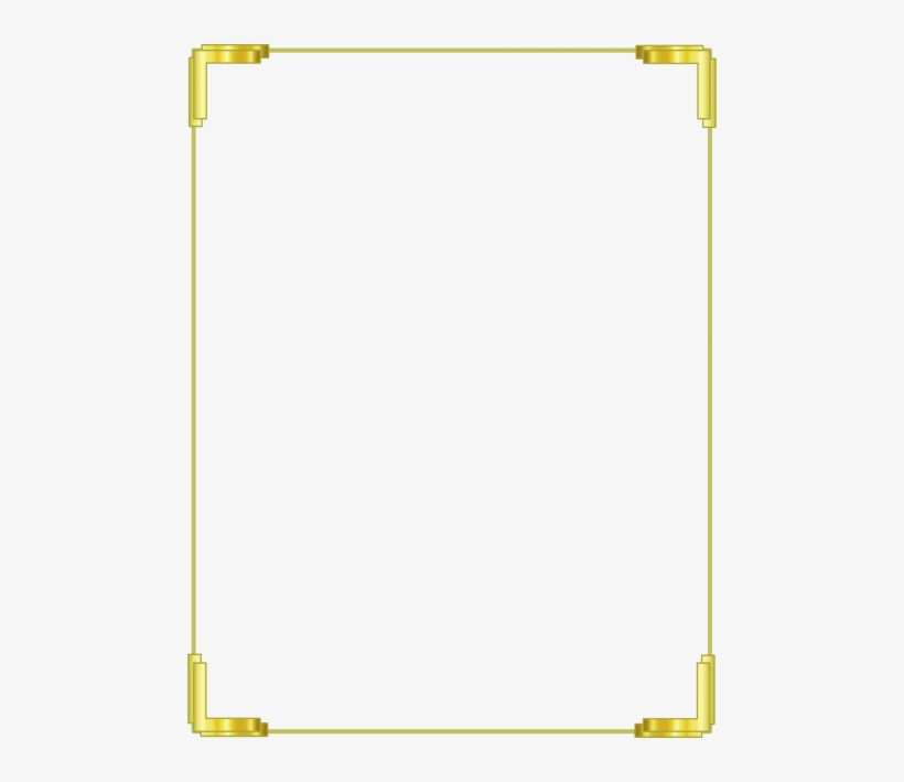 Detail Frame Gold Border Png Nomer 38