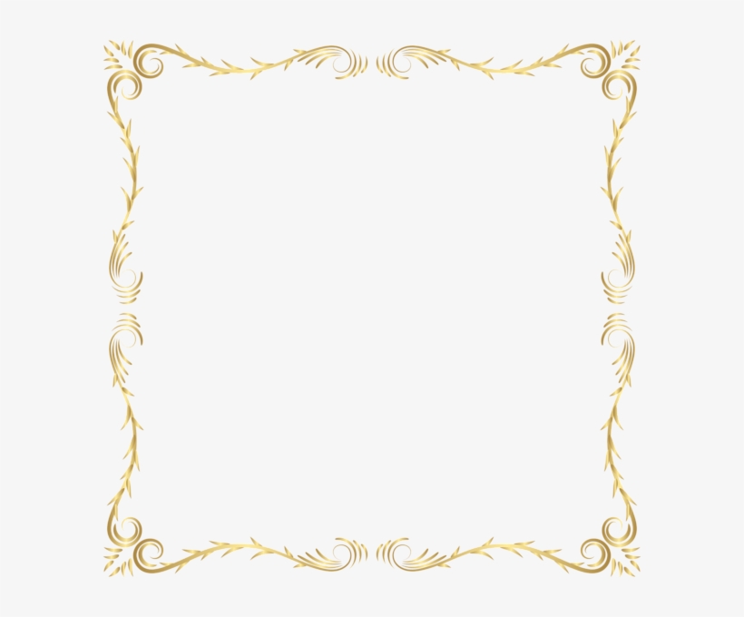 Detail Frame Gold Border Png Nomer 44