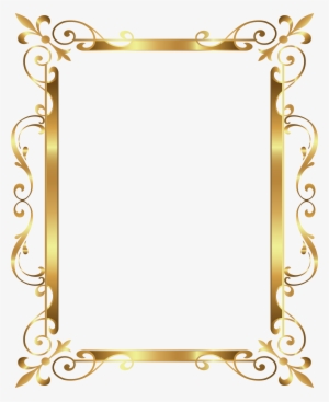 Detail Frame Gold Border Png Nomer 53