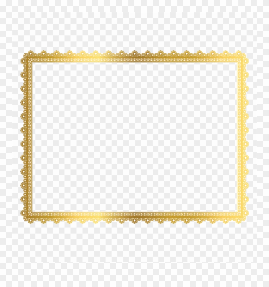 Detail Frame Gold Border Png Nomer 10