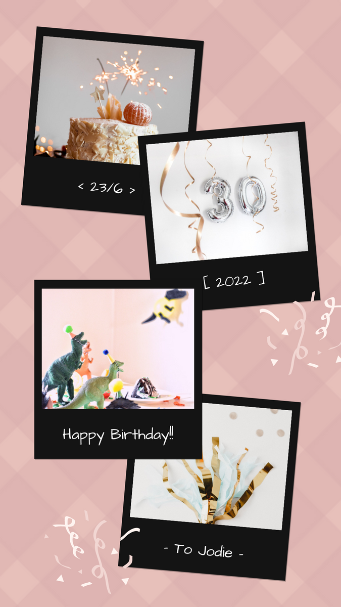 Detail Frame Happy Birthday Aesthetic Nomer 12