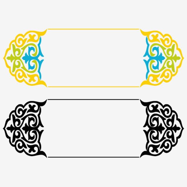 Detail Frame Islamic Design Png Nomer 28