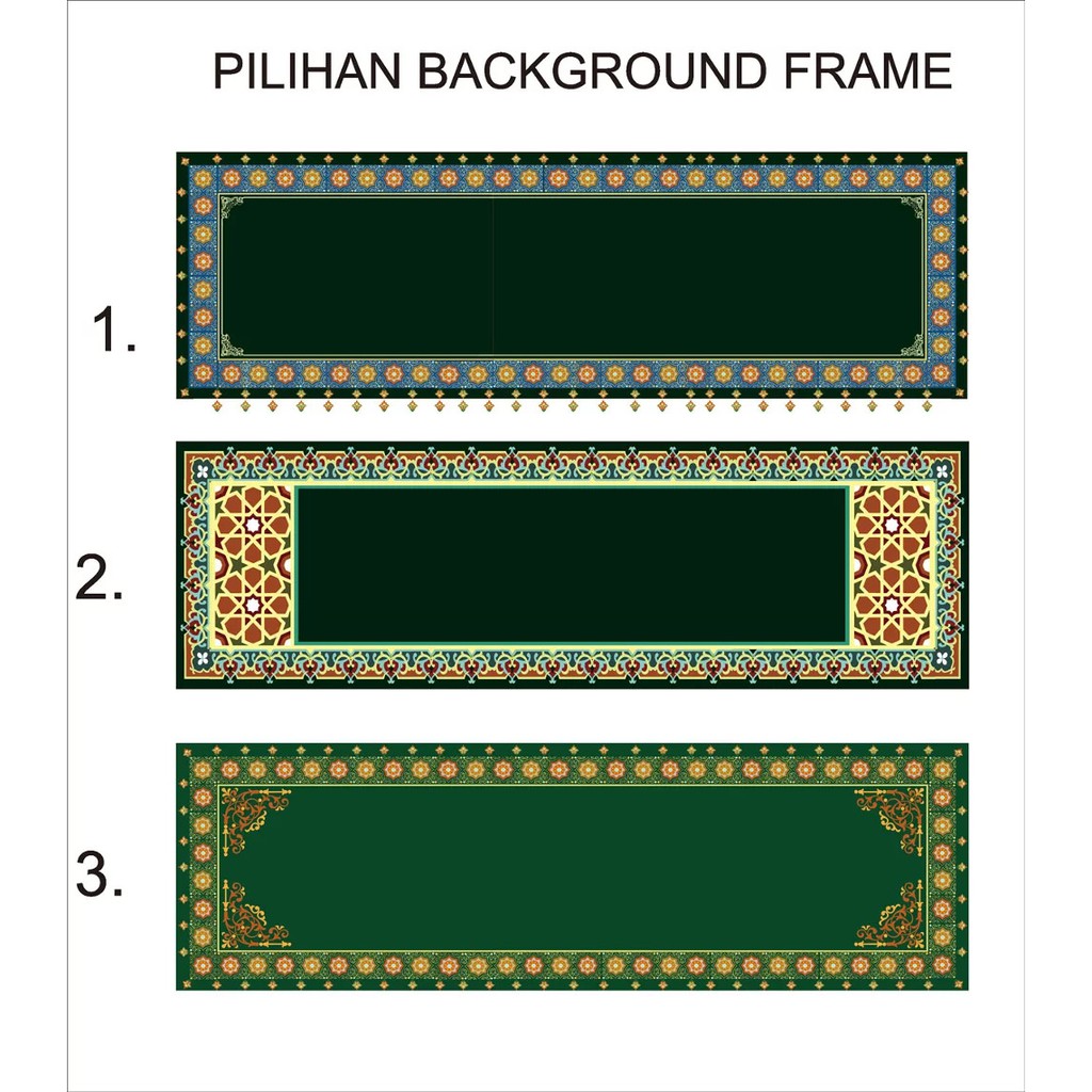 Detail Frame Kaligrafi Nomer 21