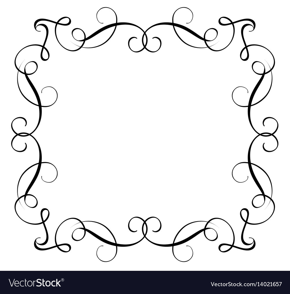 Detail Frame Kaligrafi Vector Nomer 18