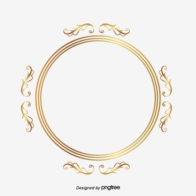 Detail Frame Lingkaran Gold Png Nomer 18