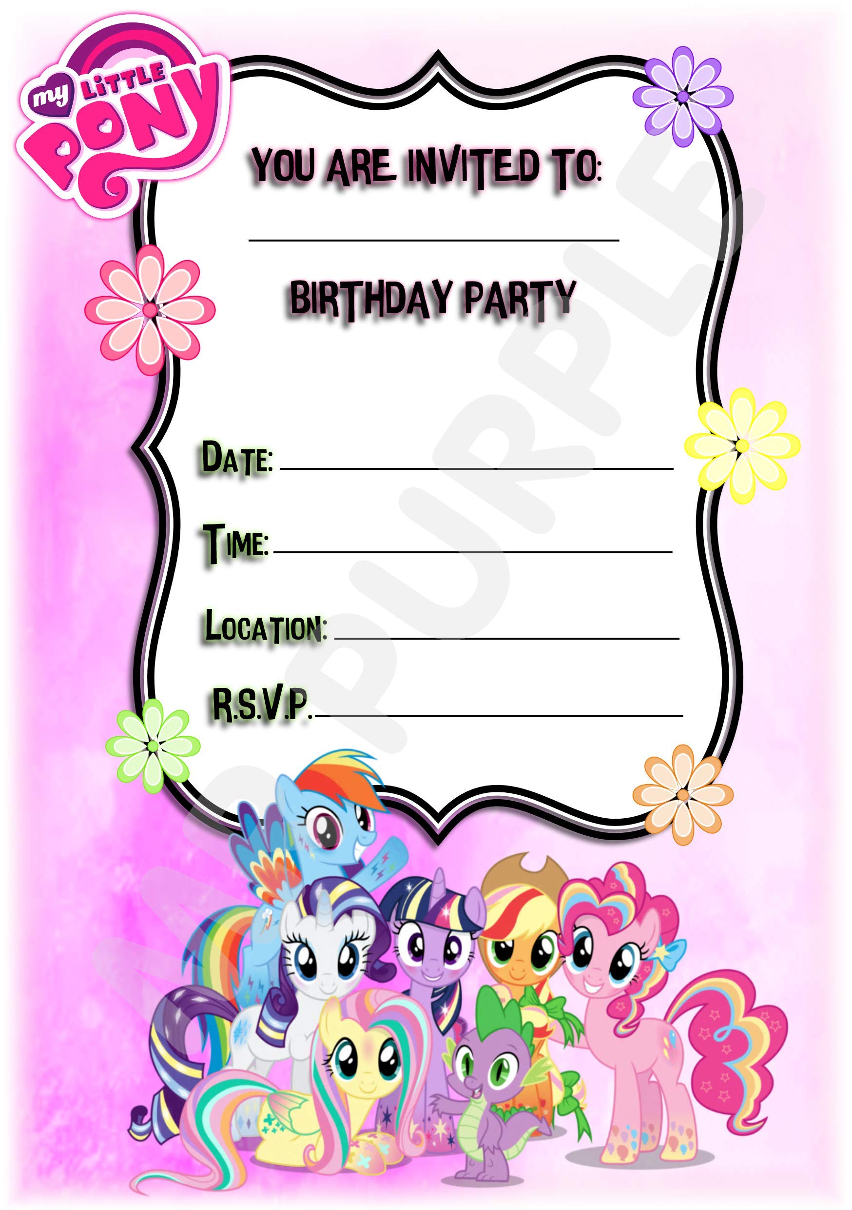 Detail Frame Little Pony Nomer 40