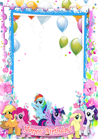 Detail Frame Little Pony Nomer 6