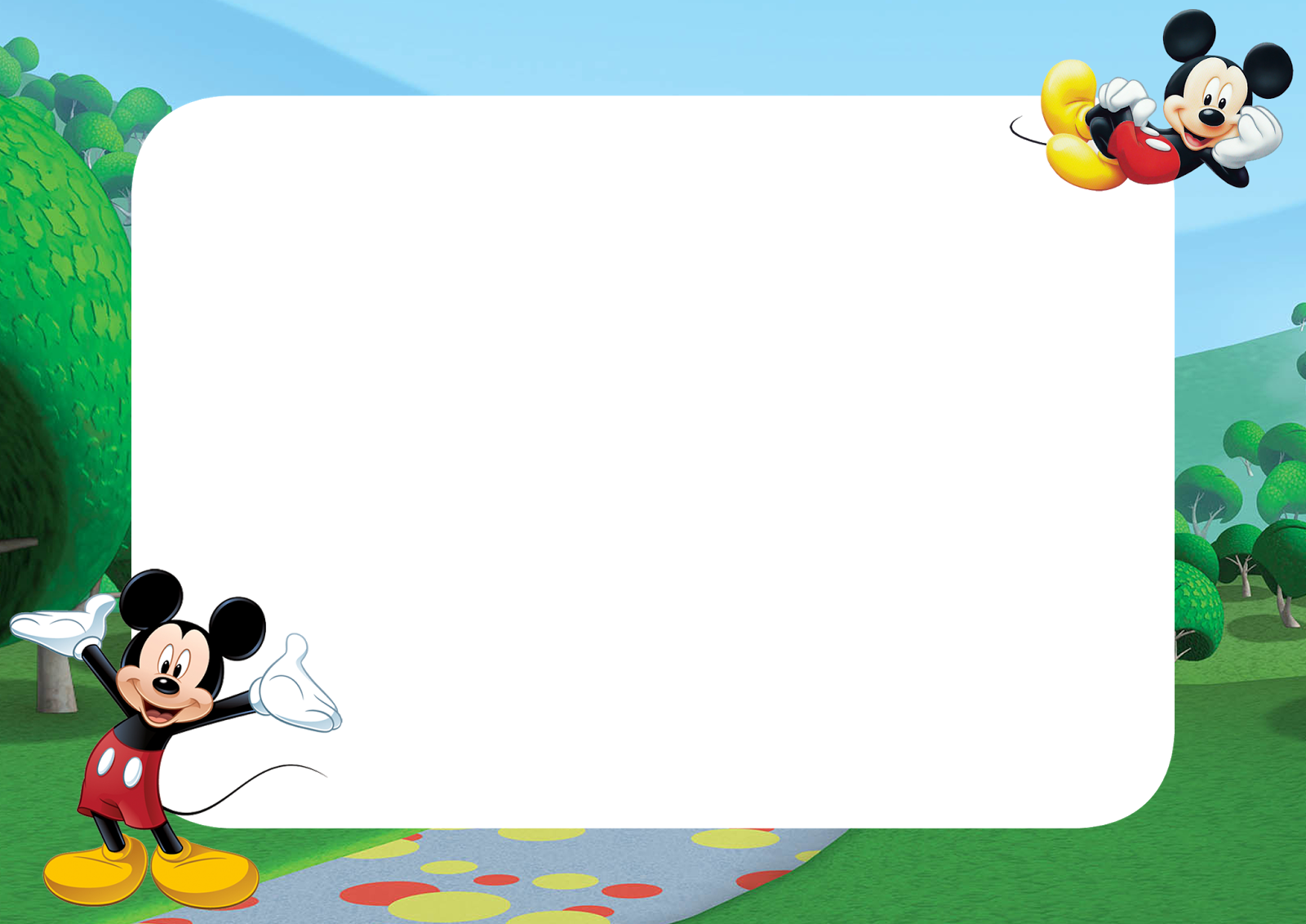 Detail Frame Mickey Mouse Png Nomer 17